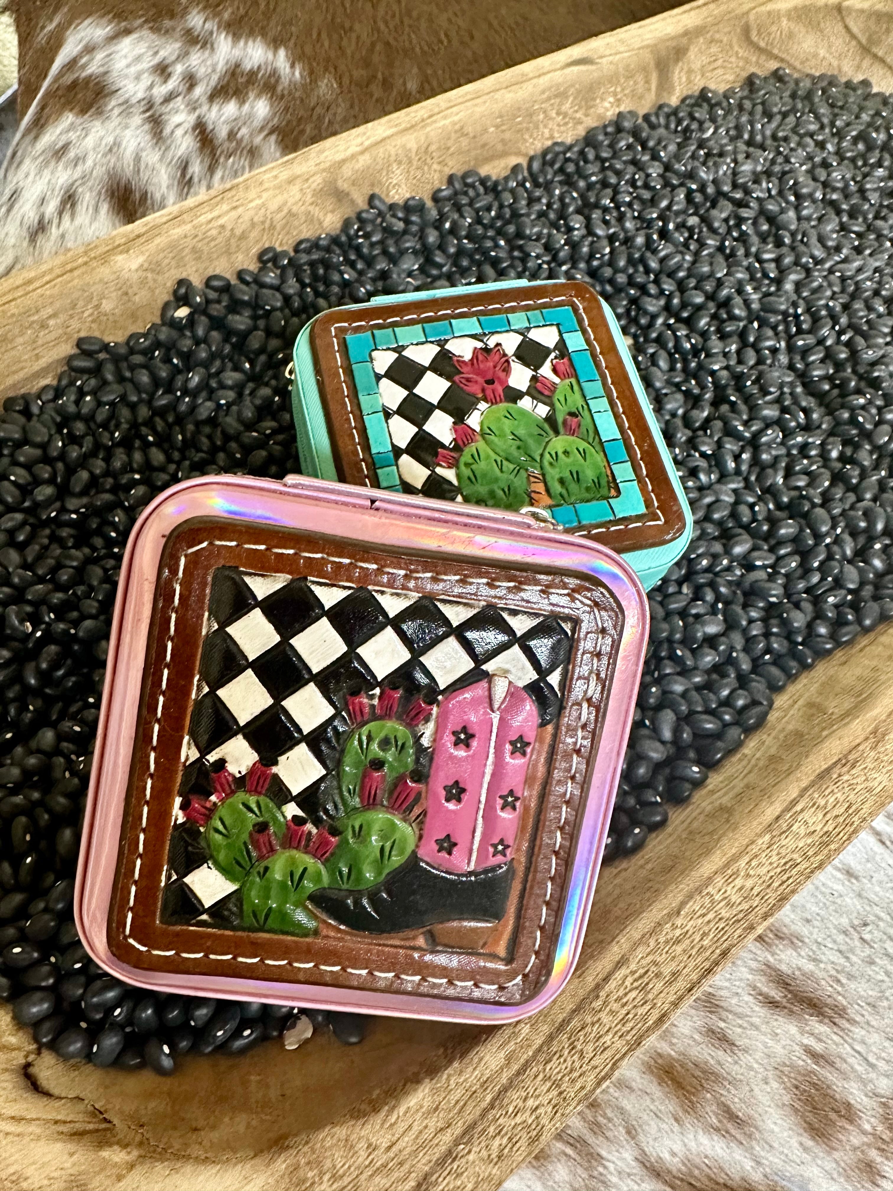 Checkered Jewelry Boxes