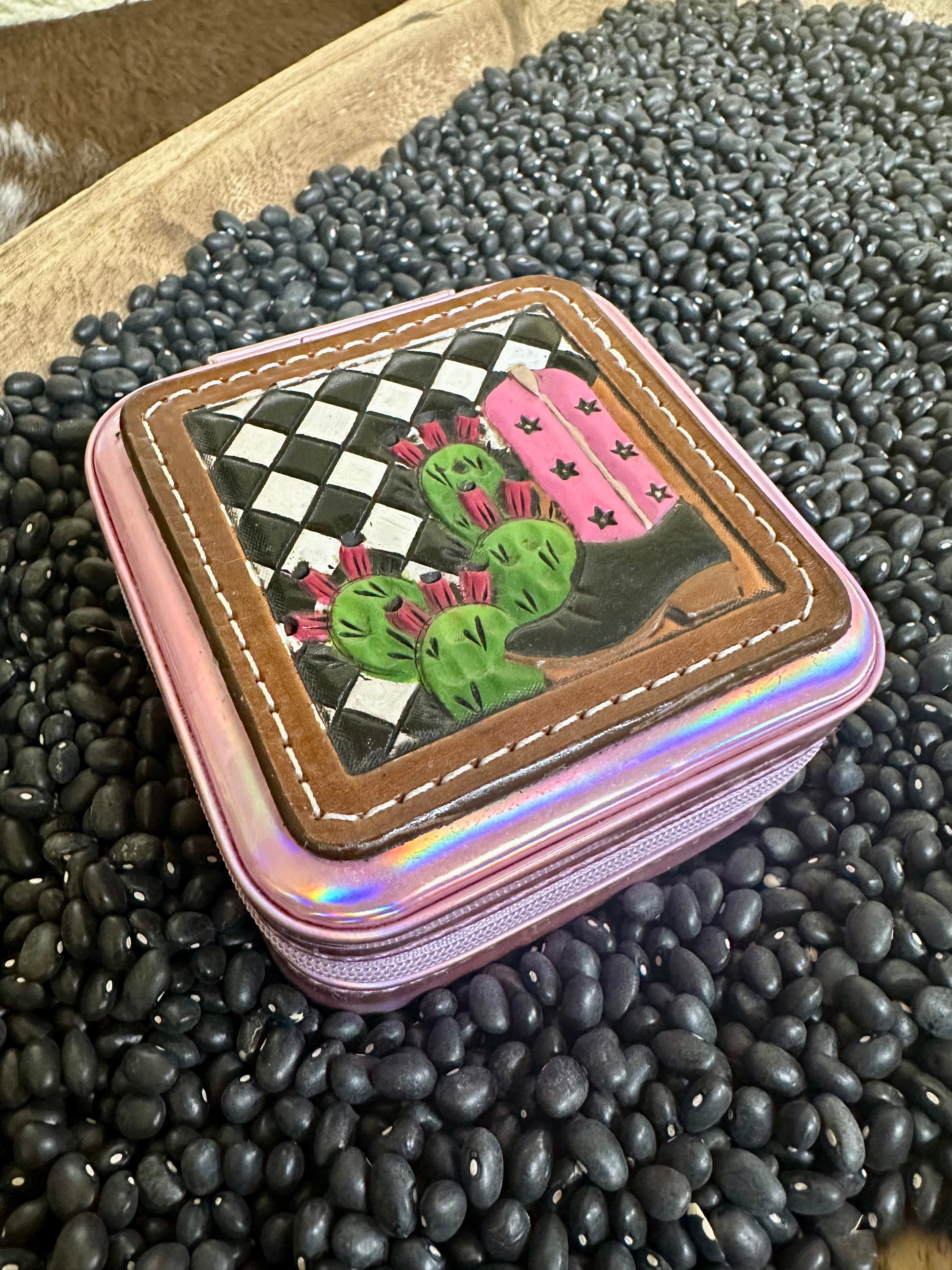 Checkered Jewelry Boxes